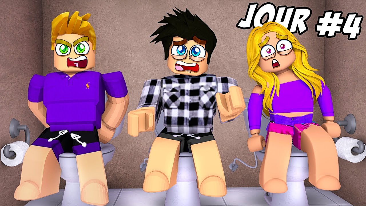 Le Dernier à Quitter les TOILETTES gagne 100.000 ROBUX sur ROBLOX..
