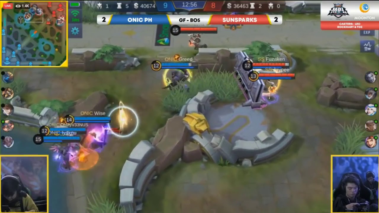 COMEBACK IS REAL!   SUNPARKS VS ONIC PH GAME 5   MPL PH SEASON 4 GRAND FINALS