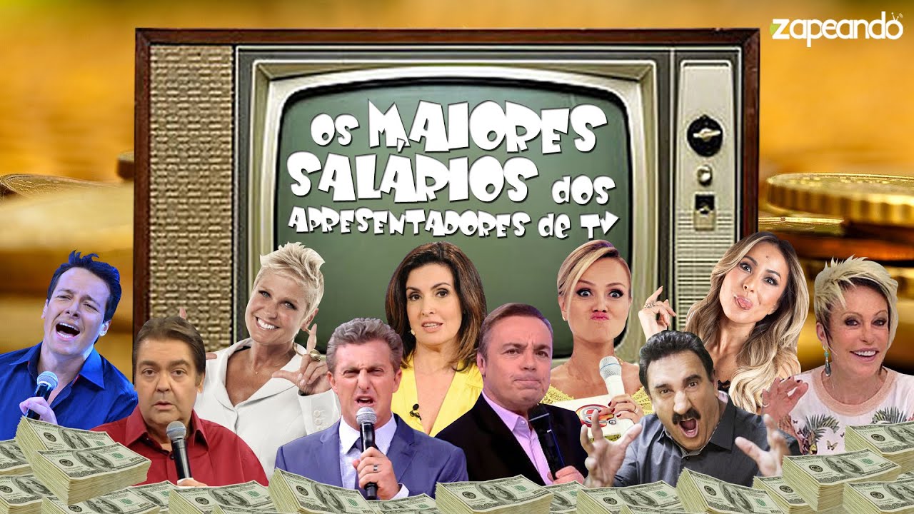 Resultado de imagem para salarios milionarios apresentadores da tv brasileira