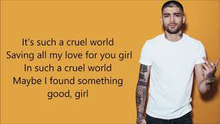 Snakehips ft. ZAYN - Cruel (lyrics)