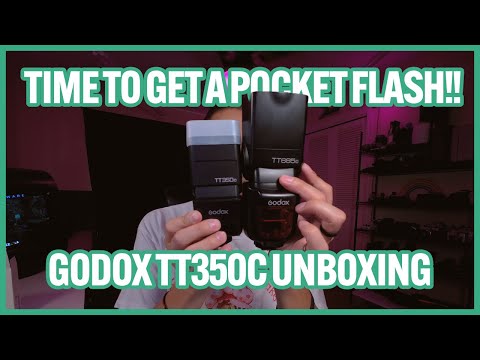Time To Get A Pocket Flash! Godox TT350c Unboxing. - YouTube