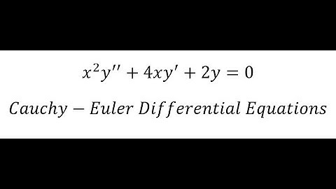 Calculus Help: Differential Equations - x^2 y