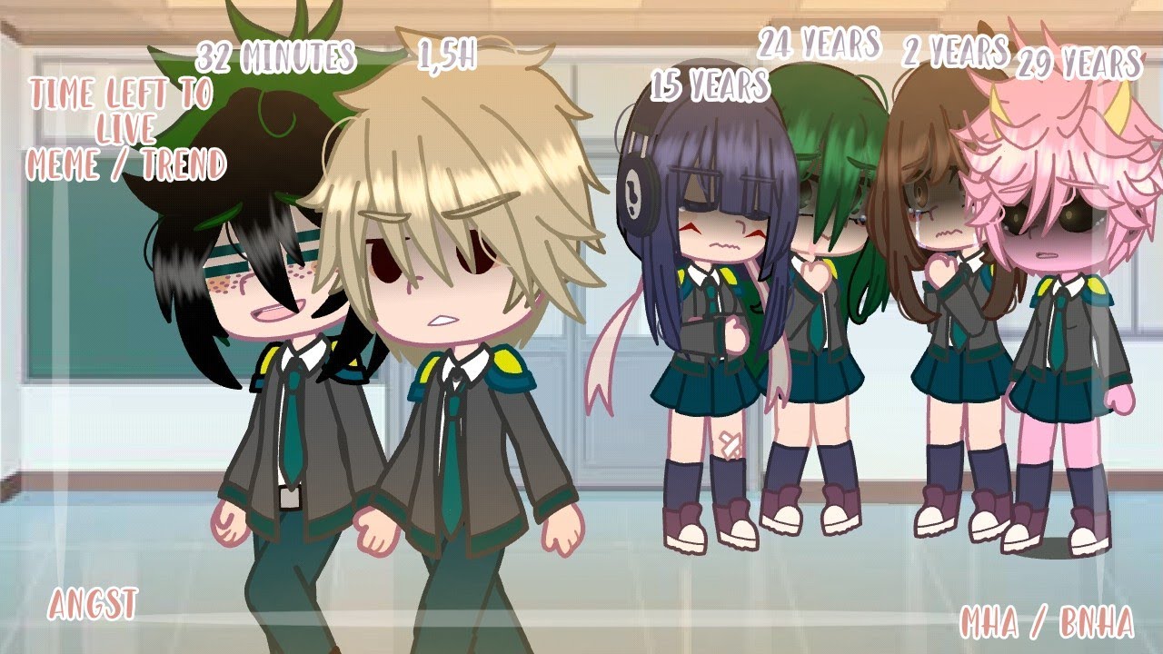 Time left to live | BNHA / MHA | meme / trend | Angst | Kinda Bakudeku? |