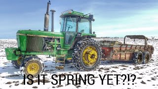 Spreading Manure in 4k!
