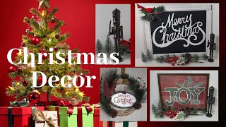 4 CHRISTMAS DECOR CRAFTS | SUPER CHEAP DIYS | EASY DOLLAR STORE CRAFTS