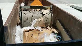Commercial Dumpster Compacting Service | Mobile Dumpster Crusher