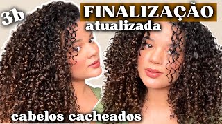 ✨ Minha finalização atualizada 2025 | cabelos cacheados com definição natural e volume