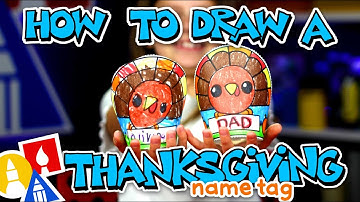 Happy Thanksgiving! Name Tag Cutout