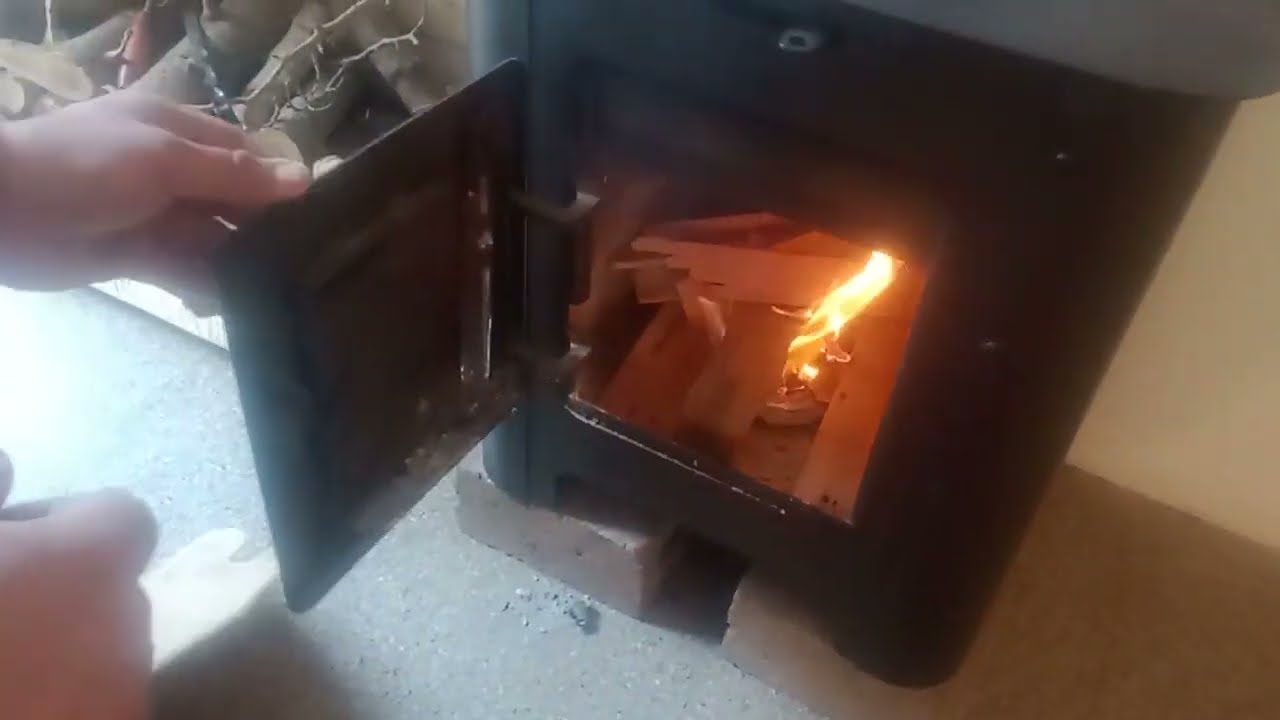 Cómo Encender salamandra de una sola vez. саламандра печь レンジ