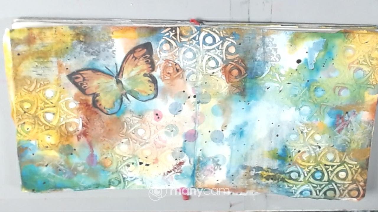 MIXED MEDIA ART JOURNALING - Rice Paper, Oil Pastels, Inks and More ...