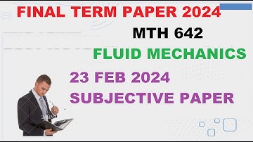 mth 642 final term paper 2024|mth 642 final term preparation  subjective 2024