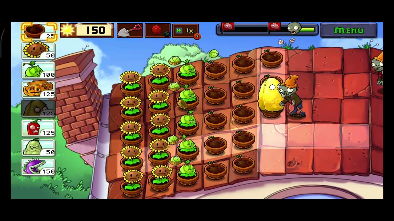 Plants vs Zombies Part 16 - YouTube