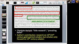 Tutorial: How to find an author's argument and research method