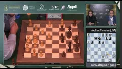 KING SALMAN WORLD BLITZ !! MAGNYS Carlsen Vs Akobian varuzhan !! Blitz - Chess video