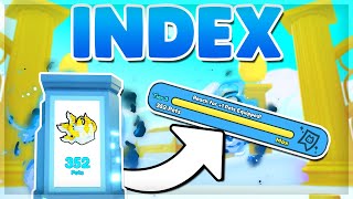 *NEW* PET SIMULATOR X COMPLETED INDEX! 18 PETS EQUIPPED! AND MUCH MORE!