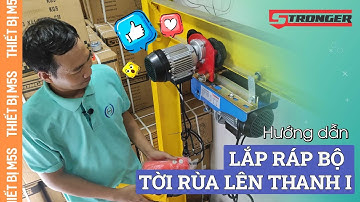 Hướng dẫn cách lắp đặt bộ tời rùa vào dầm I
