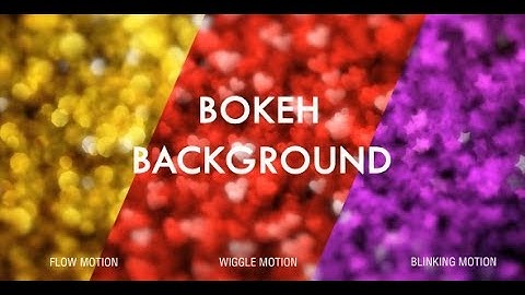 Bokeh Background | Motion Graphics - Videohive template