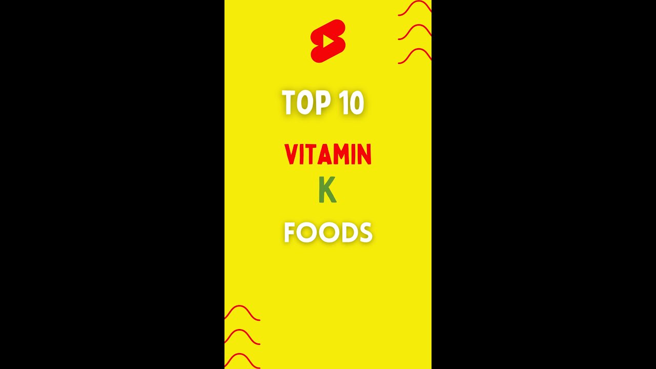 TOP 10 VITAMIN K FOODS YouTube
