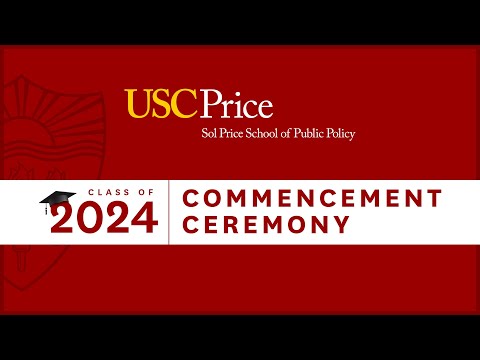 USC Price 2024 Commencement Ceremony