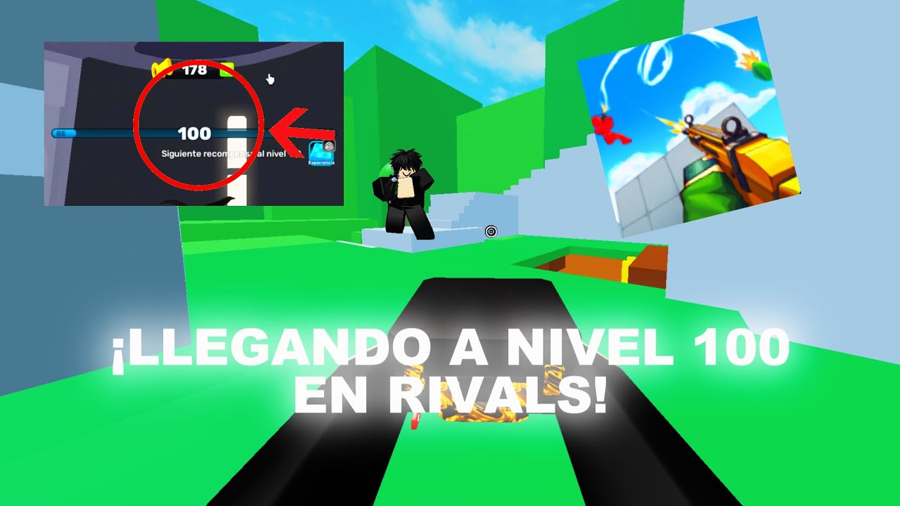 ¡LLEGANDO A NIVEL 100 EN ROBLOX | RIVALS! - YouTube