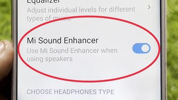 Mi Sound Enhancer in Redmi Phone