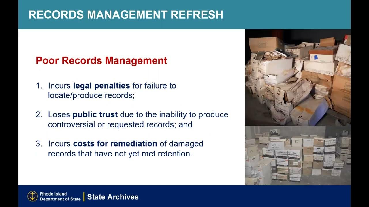 Making the State Records Center Work for You YouTube
