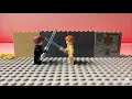 Lego Star Wars stop motion obi-Wan Kenobi versus Anakin remade!!!