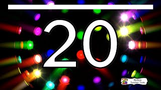 20 Minute Timer | Rainbow Disco Ball | Fun Visual Countdown