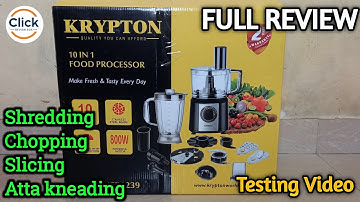 10 in 1 Food Processor | Full Review | Testing Video | Click Review Box