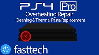 PS4 Pro is Too Hot and Turns Off  Overheating Repair (Cleaning and Thermal Paste Replacement)