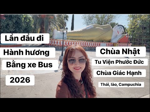 Hành Hương đầu năm 2026 , thăm 6 cảnh chùa ở Stockton California#congáibàtô