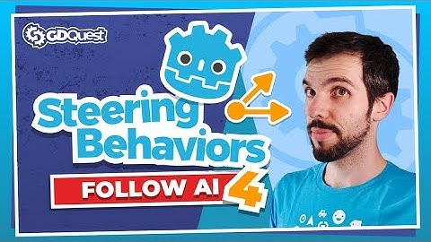 Intro to Steering Behaviors in Godot part 4: AI Following the Leader (tutorial)