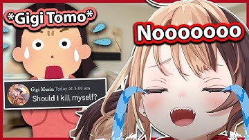 Gigi Cried So Hard On Stream That She Immediately Messaged Her Gigi-tomo  【HOLOEN】
