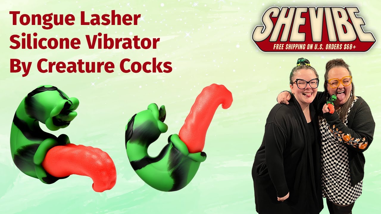 Tongue Lasher Silicone Vibrator By Creature C**** | SheVibe
