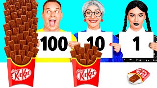 100 Слоев Еды Челлендж | Эпичная Битва с Едой от GoFun Challenge