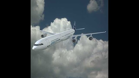 3D Model of Airbus A340-600 commercial aircraft Review