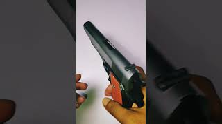​Silver M1911 Toy Pistol Review - Realistic ##M1911 #ToyGun #MetalPistol #Unboxing #ASMR #Airsoft