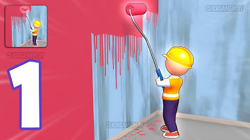 House Renovation Master Gameplay Walkthrough Part 1 - Tutorial Build House (Android,iOS)