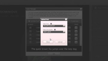 Flash CMS: How to work with fonts manager