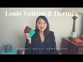 Louis Vuitton Zoé Wallet &amp; Hermès Calvi Cardholder Comparison