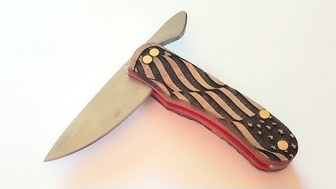 Making a Folding Knife at Home - Friction Folder