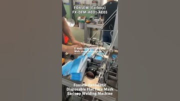Automatic Flat Mask Earloop Welding Machine