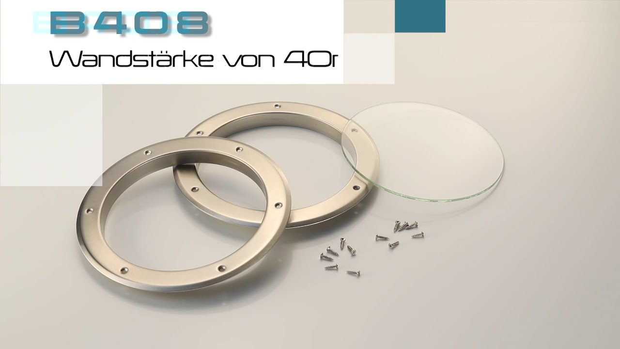 Anbauanleitung Türbullauge - B408 / B409 (35 mm)