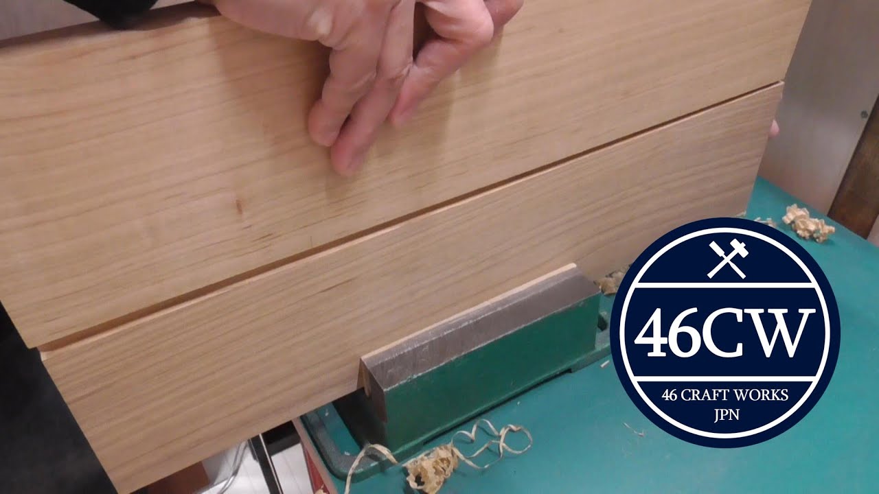 [DIY] Tongue and Groove Joint by Hand Tools. / ハンドツールで本実矧ぎ YouTube