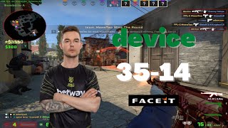 device 35K FACEIT POV (inferno) 2022.08.21