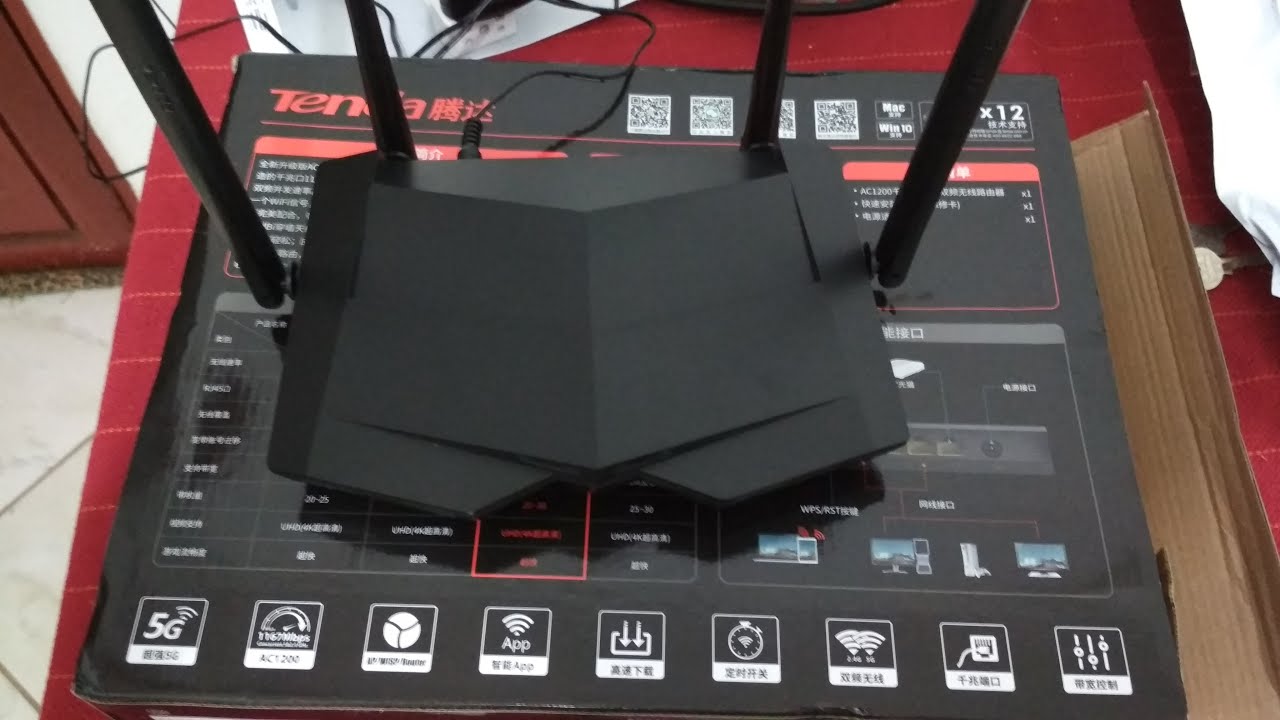 Roteador Tenda AC10 YouTube