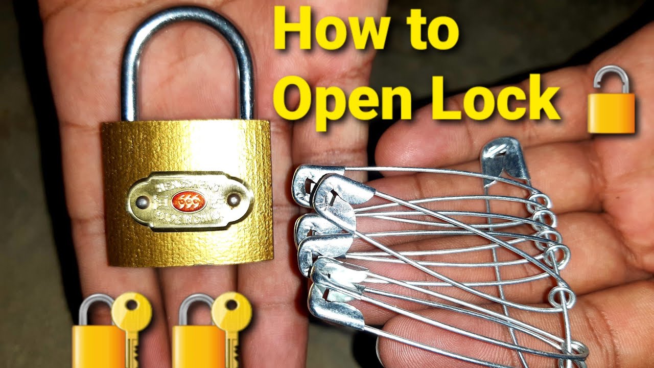 How to open a lock 🔐 lock hack 🤔 lock kholne ka tareeka Chaabi khogyi lock tricks hacks