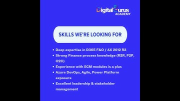 D365 F&O Assistant Manager – SCM | Lead Global ERP Transformations 🚀