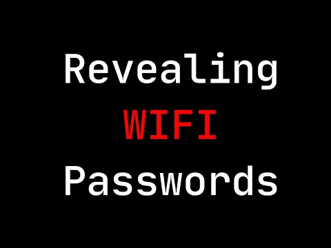 Revealing wifi passwords in seconds