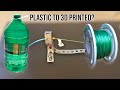 I turned plastic water bottles into 3d printer filament  the full journey
